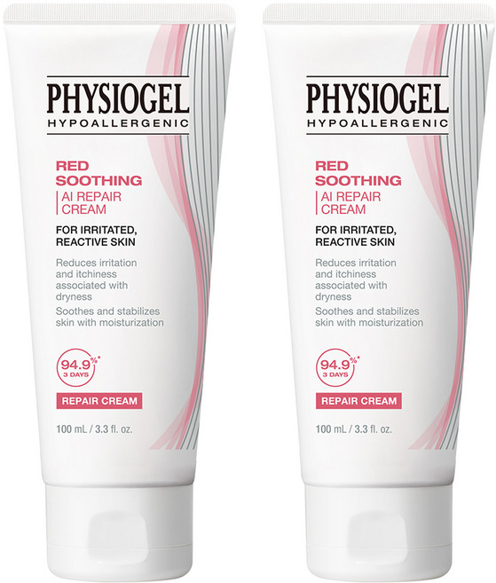 피지오겔 레드 수딩 AI 리페어 크림, 100ml, 2개