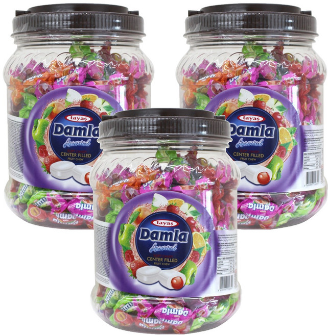 타야스 담라 츄이 캔디, 850g, 3개