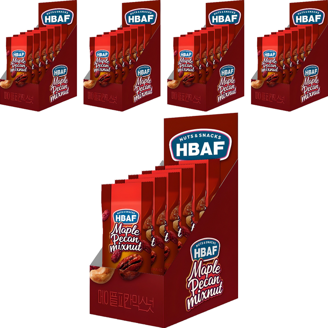 바프 넛츠앤스낵스 메이플피칸 믹스넛, 30g, 30개