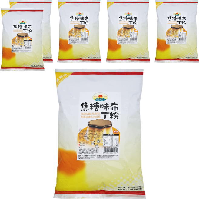 FAIRSEN 惠昇食品 焦糖布丁粉, 1kg, 6包