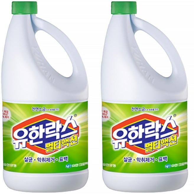 Yuhanrox 多效合一漂白水 植物清香, 1.8L, 2瓶