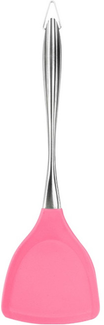 PLUS PERFECT 理想 晶品食品級矽膠煎匙 33.5 x 10cm, 粉色, 1支