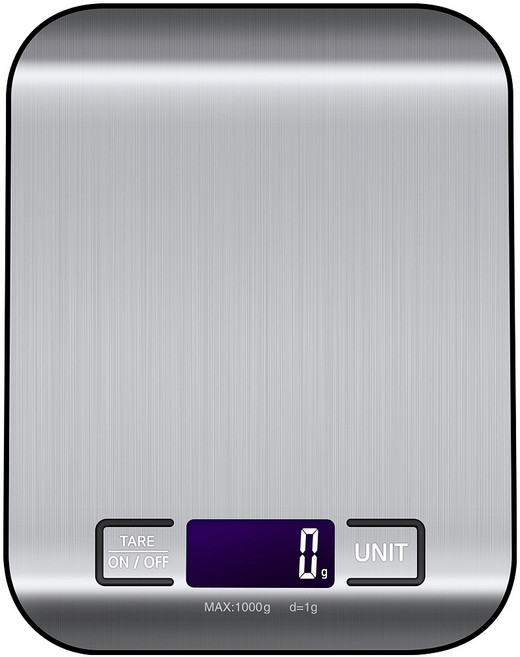 홈플래닛 스테인레스 디지털 백라이팅 주방저울 1kg