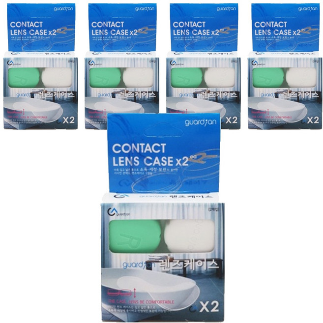 가디언몰 렌즈케이스, 혼합색상, 5개