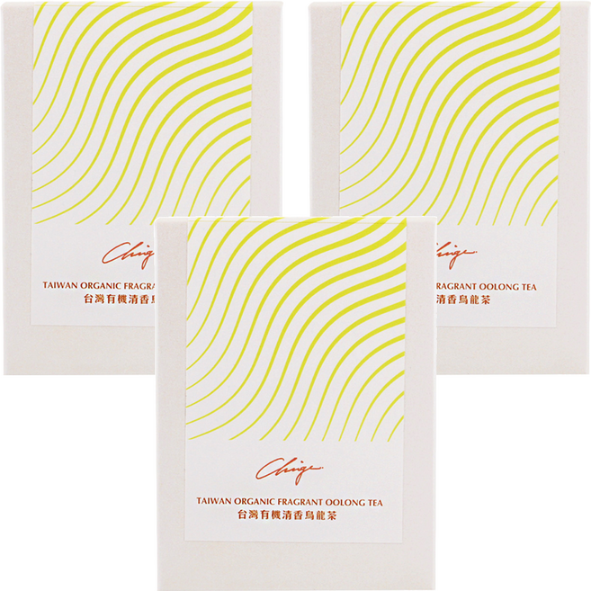 Ching-E 瀞 台灣有機茶清香烏龍茶, 2.5g, 5包, 3盒