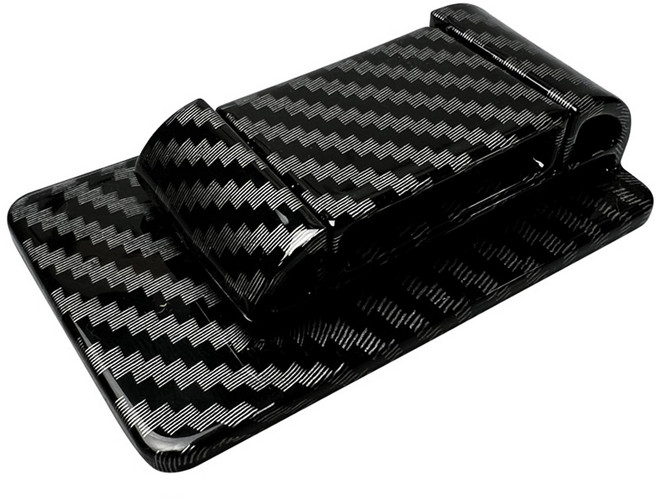 이지윈 소음방지 안전벨트 홀더, 카본, 1개