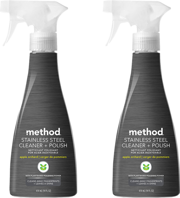 method 美則 金屬材質保養清潔劑 果園花香, 414ml, 2瓶