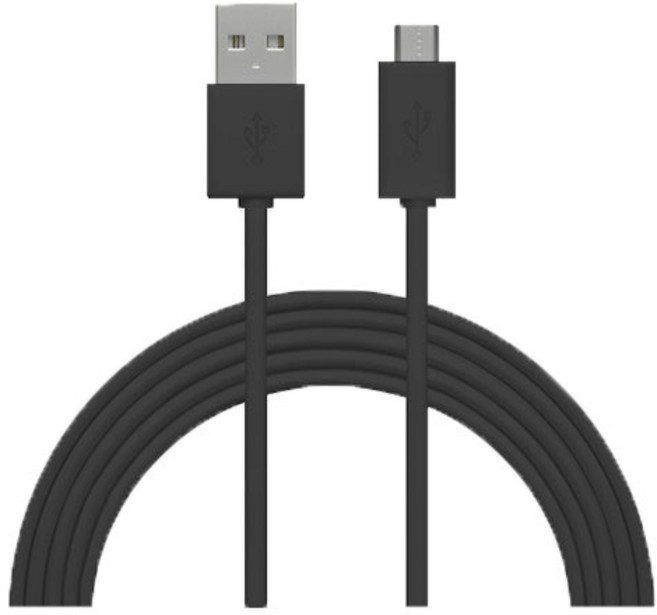 헤이홈 마이크로 5핀 케이블 블랙 3m, GKN_PC002_5PIN3M, 1개