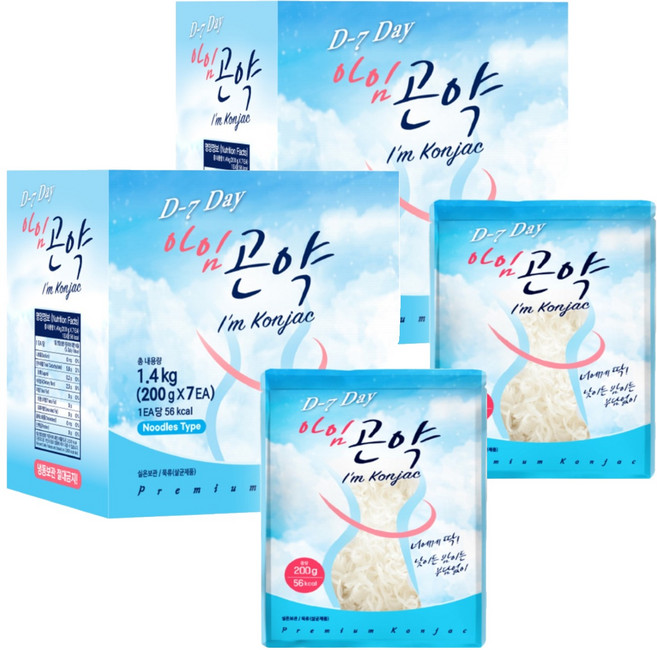 아임 곤약, 1.4kg, 2개