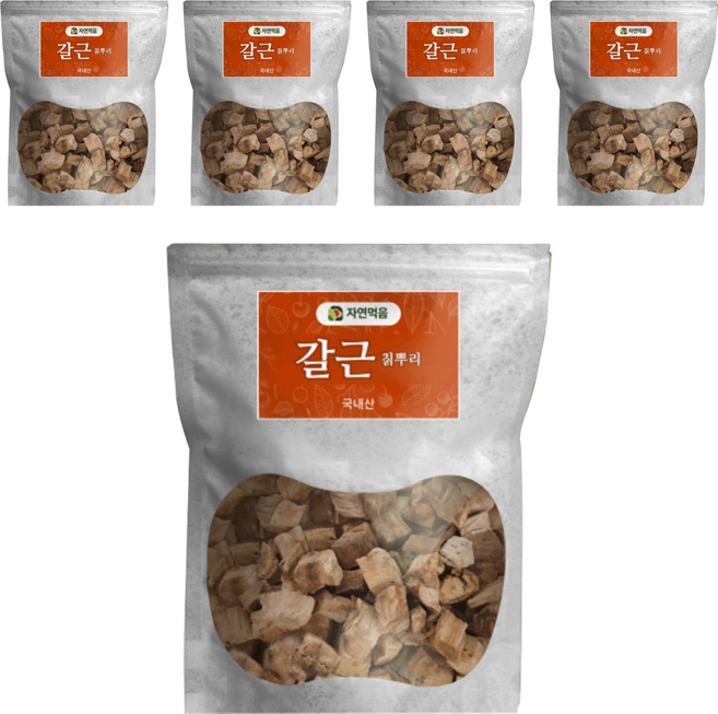 자연먹음 건조 칡뿌리 갈근, 300g, 5개