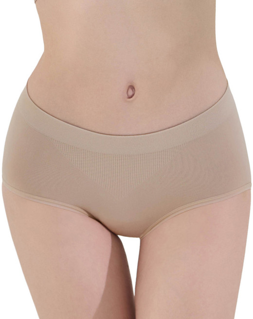 Miss Audrey EASY SHOP EASYBRA 鋅石墨烯抗菌無縫超彈力三角內褲 3808159, 厚奶茶
