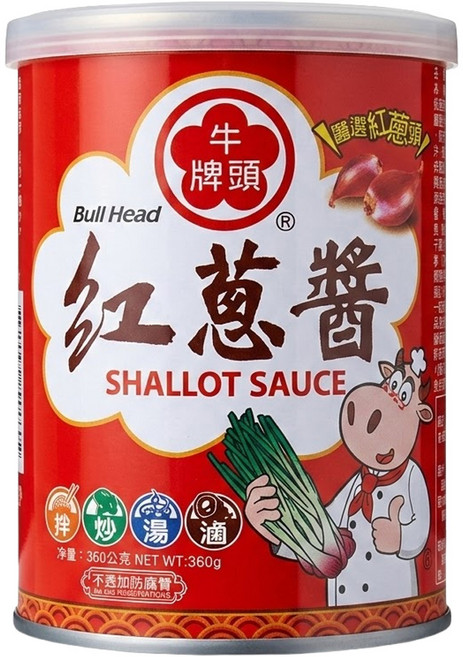 牛頭牌 紅蔥醬, 360g, 1罐