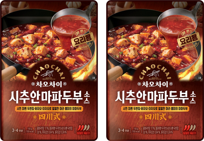차오차이 시추안 마파두부 소스, 150g, 2개