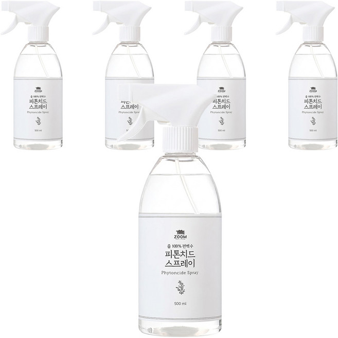 ZOOM 扁柏樹消毒噴霧, 500ml, 5瓶