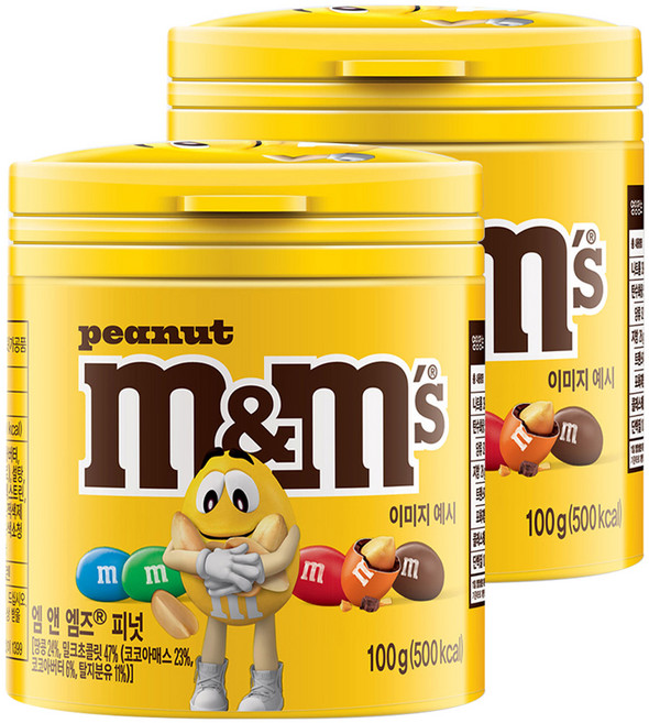 엠앤엠즈 피넛, 100g, 2개