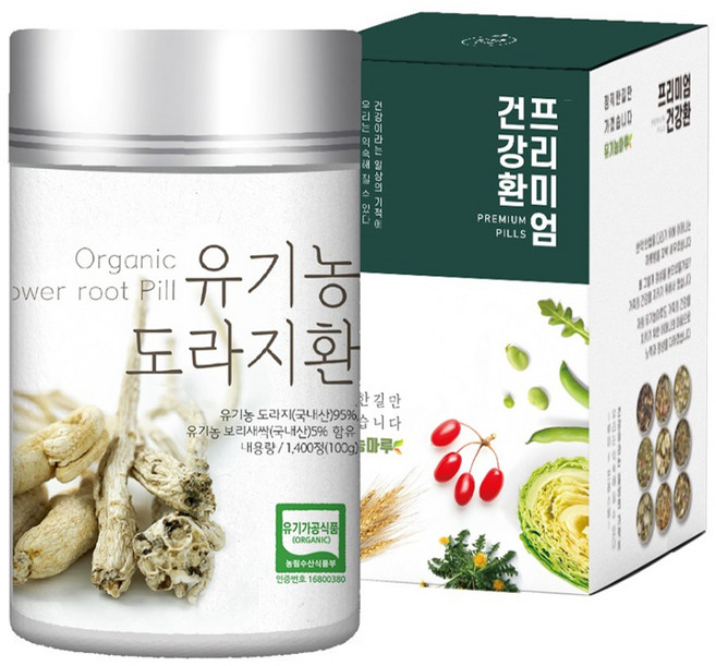 유기농마루 정품 유기농 도라지환, 1개, 100g