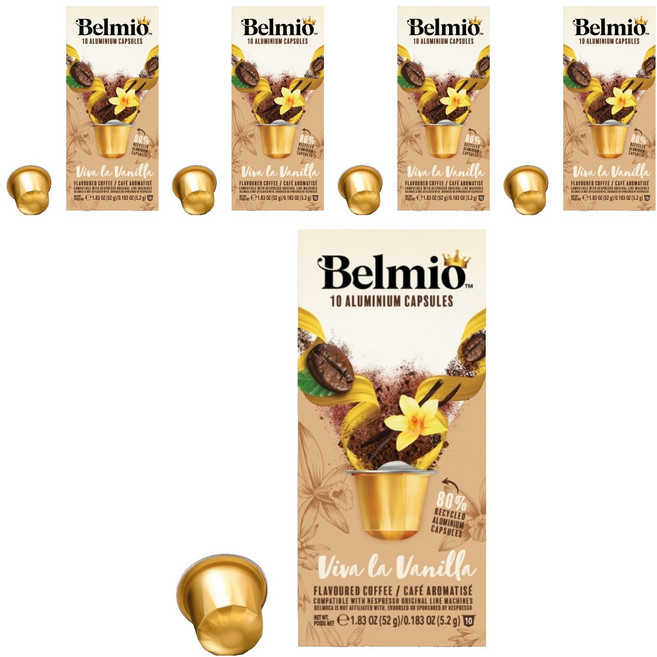 벨미오 비바 라 바닐라 캡슐커피, 5.2g, 10개입, 5개