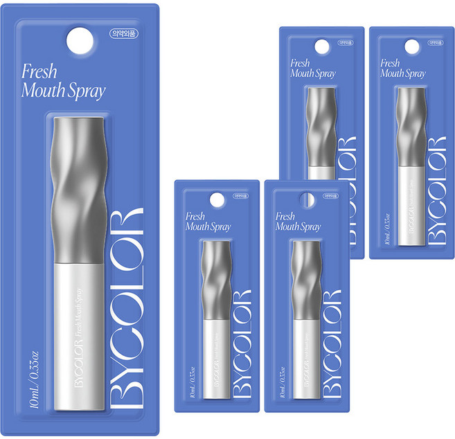 바이컬러 프레시 마우스 스프레이, 10ml, 5개
