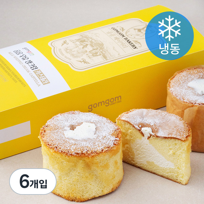 곰곰 우유 생크림 카스테라, 120g, 3개입, 2개