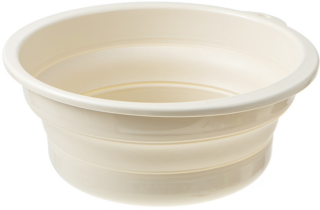 코멧 홈 접이식 다용도 대야 L사이즈, 베이지, 1개