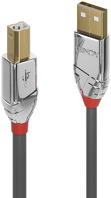 LINDY 林帝 CROMO USB2.0 Type A 公 to Type B 公 傳輸線, 1條, 7.5m