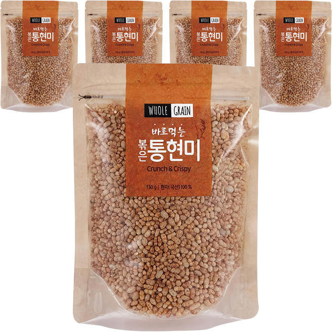 태광선식 볶은 통현미, 130g, 5개