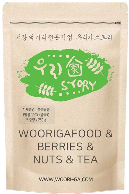 우리가스토리 볶음 땅콩, 250g, 1개