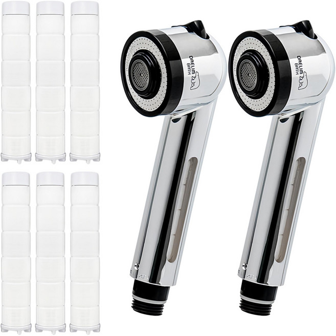 대림바스 디클린 멀티필터 주방헤드 + 필터 3p 세트, 2개