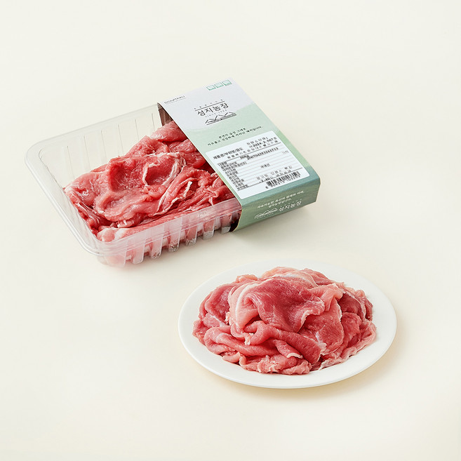 성지농장 동물복지 한돈 앞다리 불고기용 (냉장), 500g, 1개