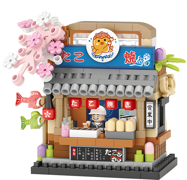 LoZ 章魚燒小店積木 320片, 1組