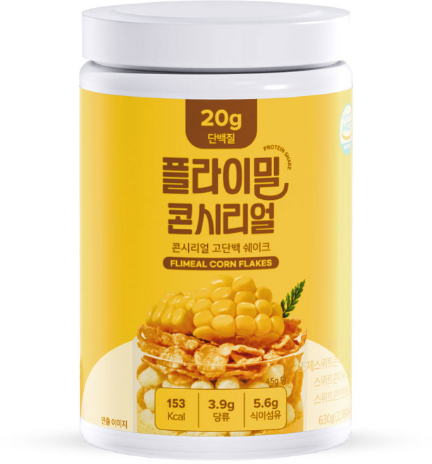플라이밀 콘시리얼 고단백 쉐이크, 630g, 1개