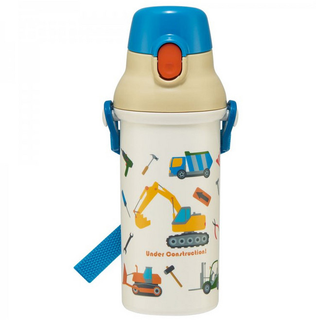 Skater 彈蓋水壺, 重型機械款, 480ml, 1個
