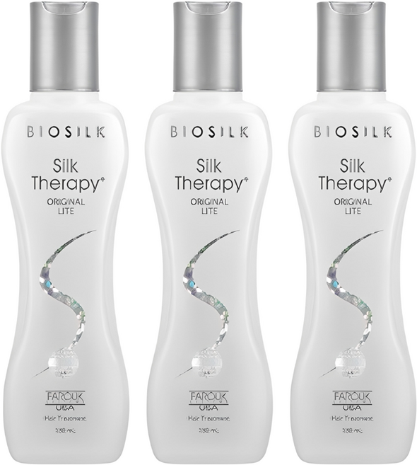 실크테라피 오리지널 라이트 헤어에센스, 130ml, 3개