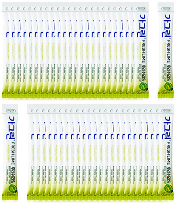 가그린 상쾌한 라임향 일회용 스틱 구강세정제, 10ml, 200개