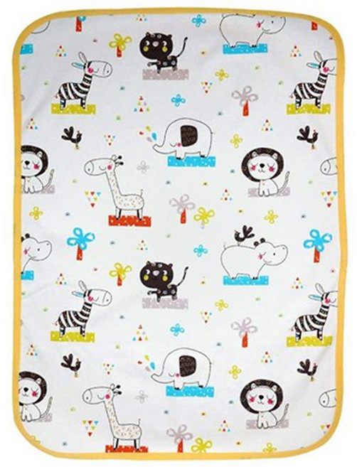 竹纖維三層嬰兒防水隔尿墊, 大象獅子樂園, 1件