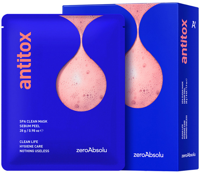 안티톡스 스파클린 마스크 세범필 224g, 8개입, 1개