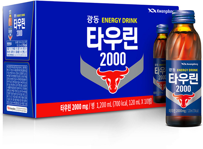광동제약 타우린 2000, 120ml, 10개