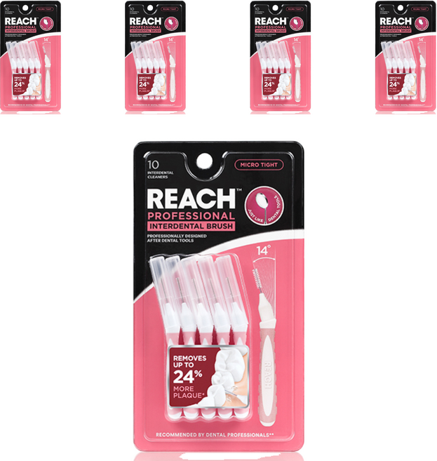 리치 와이어 치간칫솔 마이크로 타이트, 10개입, 5개