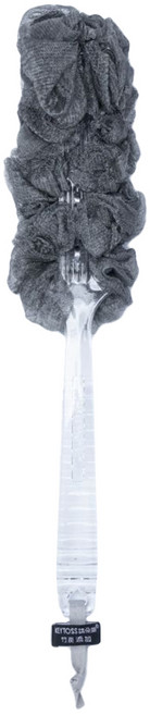 KEYTOSS 詰朵斯 竹炭添加 POPO沐浴刷, 黑色, 1入, 1支