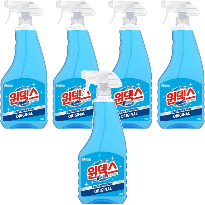 윈덱스 유리세정제, 500ml, 5개
