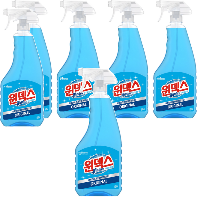 윈덱스 유리세정제, 500ml, 6개