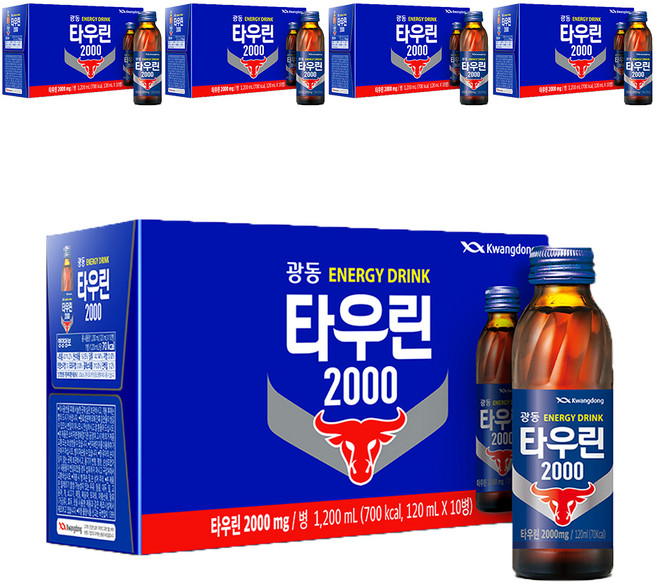 광동제약 타우린 2000, 120ml, 50개