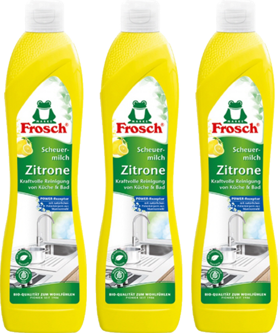 프로쉬 독일 레몬 다목적 인덕션 세정제, 500ml, 3개