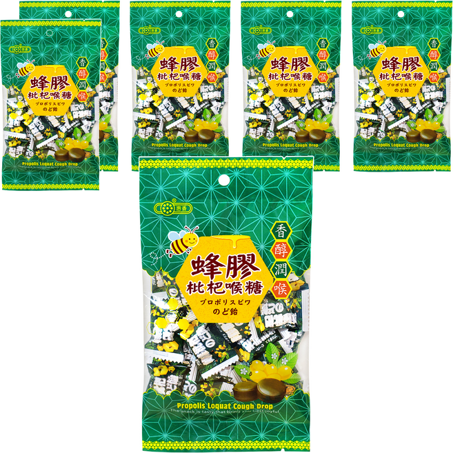 惠香 蜂膠枇杷喉糖, 100g, 6袋