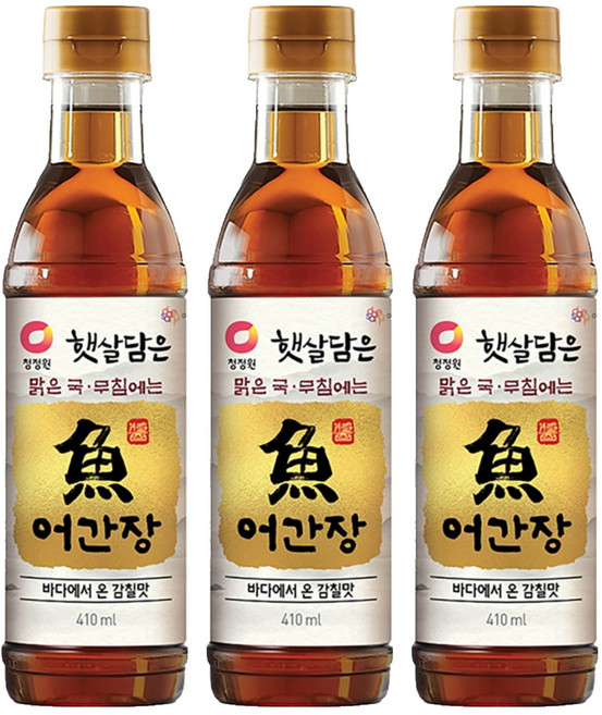 햇살담은 어간장, 410ml, 3개