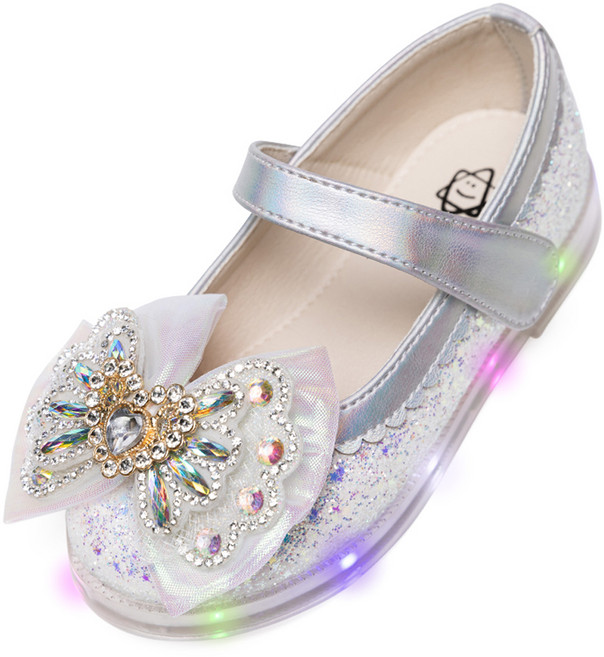 라스텔라 여아용 LED 공주구두 하트웨딩