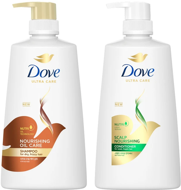 도브 너리싱 오일 케어 샴푸 680ml + 스칼프 너리싱 컨디셔너 660ml 세트, 1개 - 쿠팡