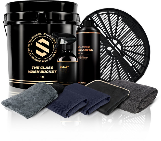 더클래스 초보 8종 세차용품세트, 1세트