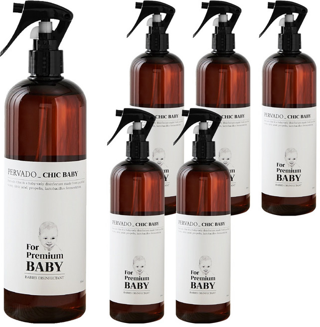 페르바도 칙베이비 살균 스프레이, 500ml, 6개