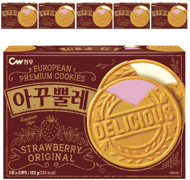 청우식품 아꾸뿔레, 102g, 6개